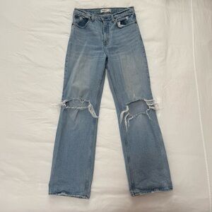 Abercrombie 90s relaxed high rise curve love jeans